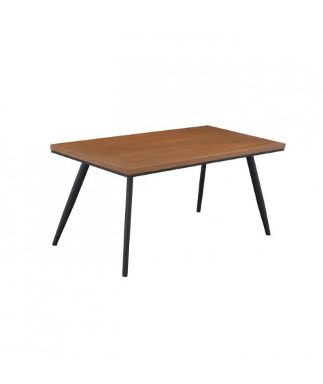 Table a manger de jardin - Acier + Bois - 160 x 80 x 74 cm