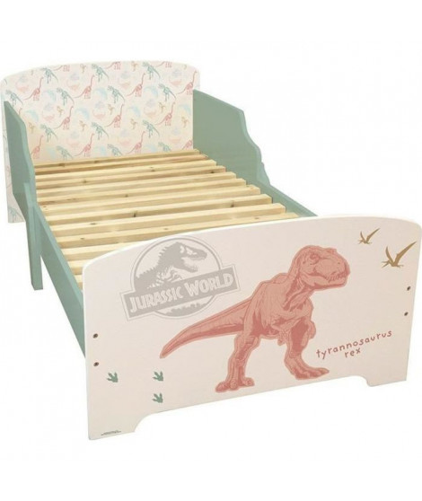 Lit Dinosaures avec sommier a lattes - Jurassic World - FUN HOUSE - 140 x 70 cm