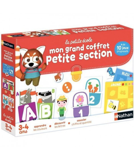 NATHAN La Petite Ecole - Mon Grand Coffret Petite Section - jeu éducatif d'apprentissage