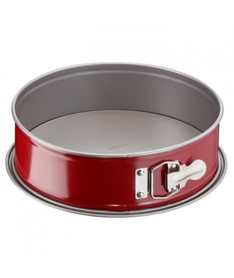 TEFAL Moule a charniere Delibake en acier - Ø 17 cm - Rouge et gris