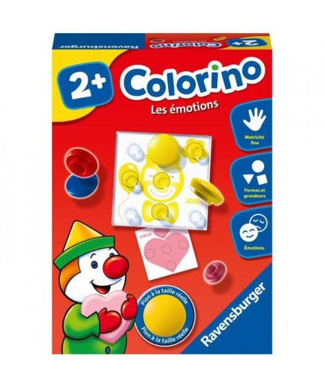 Colorino Les émotions - Jeu éducatif - Apprentissage des couleurs - Activités créatives enfant - Ravensburger - Des 2 ans