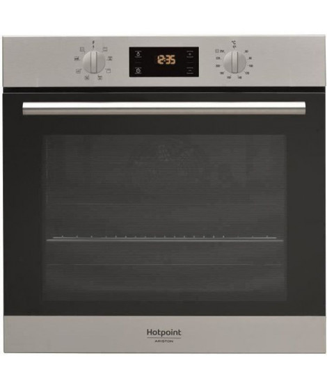 Four électrique encastrable Pyrolyse Chaleur tournante HOTPOINT FA2 540 P IX HA - 66L - Inox - Multifonction