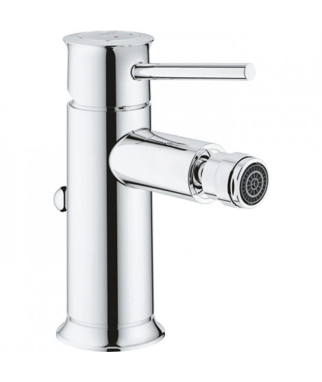 GROHE Mitigeur monocommande Bidet Start Classic, tirette de vidage, mousseur a économique d'eau et orientable, chromé, 23785000