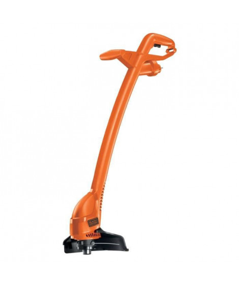 BLACK+DECKER Coupe-Bordures Filaire 300W 25 cm GL310-QS Déroulement du Fil par Frappe au Sol - Livré avec 1 Bobine de Fil