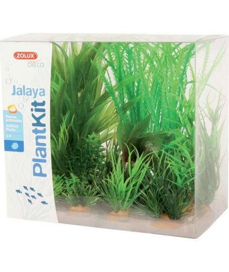 ZOLUX Kit de 6 plantes artificielles Jalaya N1 - Pour aquarium