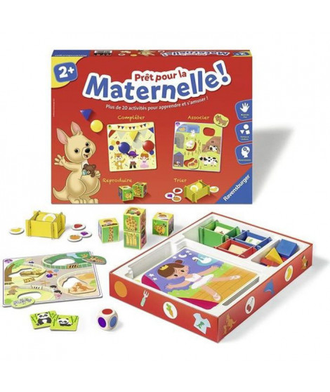 Pret pour la maternelle !  - Coffret complet éducatif - 20 activités - Préparation Programme Maternelle - Ravensburger - Des …