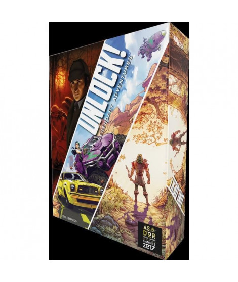 Space Cowboys | Unlock! : Legendary Adventures | Unbox Now | Jeu de société | a partir de 10 ans | 1 a 6 joueurs | 60 minutes