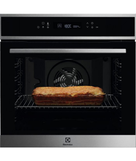 ELECTROLUX  - EOF7P00X0 - Four SurroundCook - Chaleur tournante pulsée - 72L - Pyrolyse - A+ - Inox