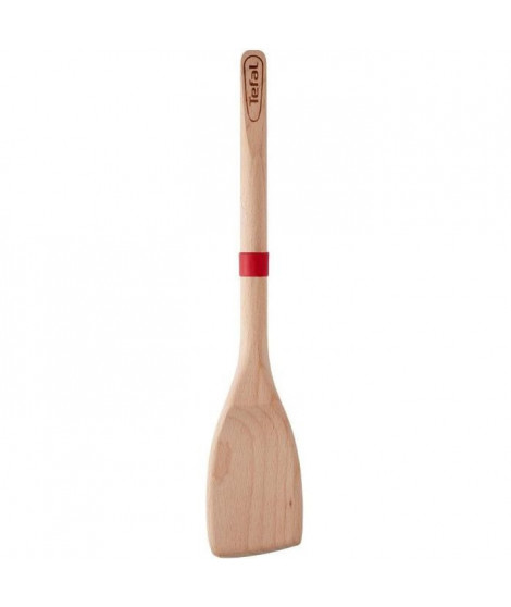 TEFAL Spatule a angle Ingenio - Bois hetre et silicone platinium - 33 cm