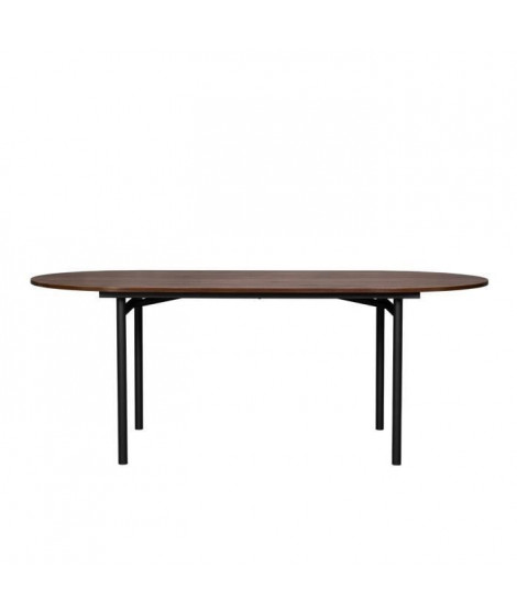 Table a manger - Contemporain - Bois et métal - LODGE - L 200 x P 95 x H 74