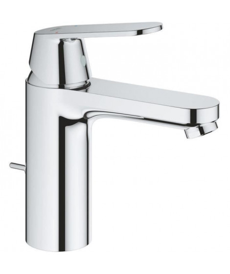 GROHE Mitigeur lavabo Eurosmart Cosmopolitan 23325000 - Bec fixe - Economie d'eau - Chrome - Taille M