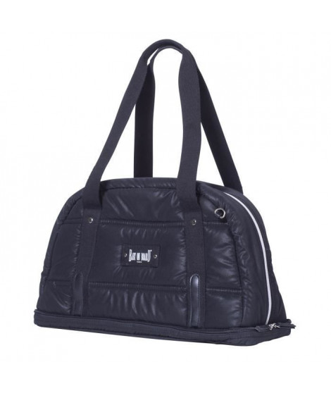 Baby on board - sac a langer - Doudoune Bag noir- sac 24h ouatiné et déperlant tapis a langer, sac repas thermo, trousse acce…