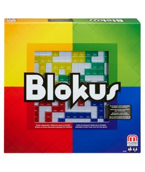 Mattel Games - Blokus-  Jeu de société et de stratégie - 2 a 4 joueurs - 7 ans et +