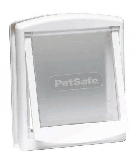 PetSafe - Porte pour chien et chat Originale Staywell, 2 voies d'acces - entrée et sortie - Rigide et Résistante - Blanc, Tai…