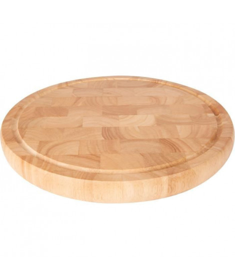 Cosy & Trendy 6560909 Panche a découper avec rainure en Bois Hévéa-D33XH3CM