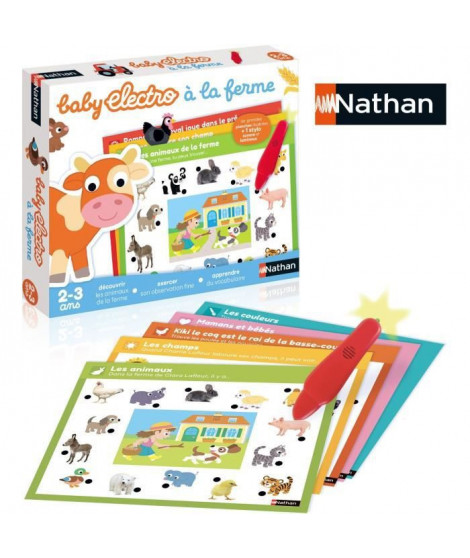 Nathan Baby Electro - Animaux de la ferme, jeu éléctronique