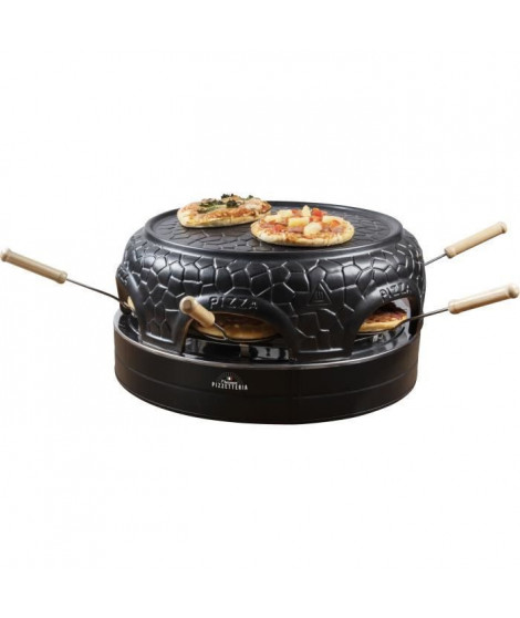 Four a pizza BESTRON - 4 personnes -  pizzas (Ø 10 cm) - 10 min de cuisson - Noir