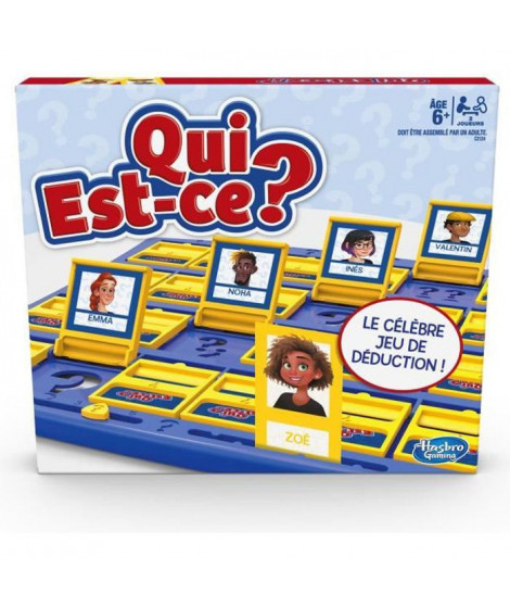 Qui est-ce ? Jeu de societe pour enfants - Jeu de plateau - Version francaise