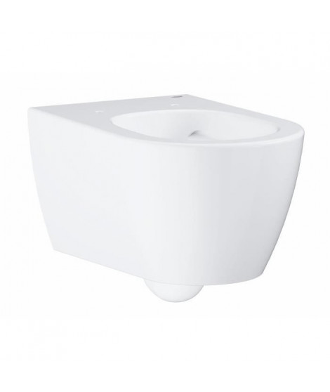 GROHE Cuvette WC suspendue, Essence Ceramic, sans rebord, traitement anti-calcaire et anti-bactérien Pure Guard, caréné, 3957…