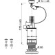 WIRQUIN Mécanisme de WC MD² - Simple poussoir a câble