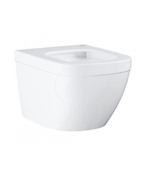 GROHE cuvette WC suspendue compact Euro ceramic, sans bride, caréné, volume de chasse 3/5 L, chasse triple vortex, 39206000