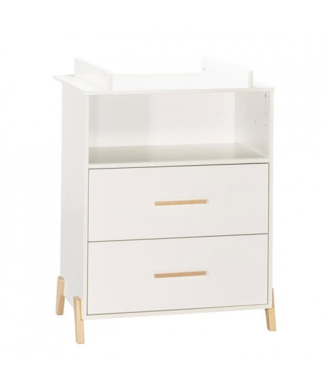 Babyprice - JOY NATUREL - Commode 2 Portes et 1 Niche