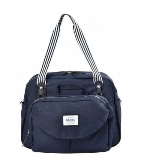 BEABA, Sac a langer Genéve II, Modulable, Grande contenance, Rangements multiples, Pochette avant amovible, Bleu marine