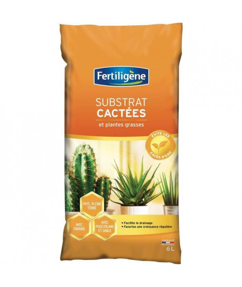 FERTILIGeNE - Terreau cactées 6L