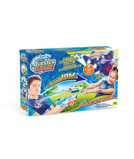 CANAL TOYS - Hydro Blaster Game - Jeu de Bataille d'Eau - 2 pistolets + 2 dossards qui changent de couleur