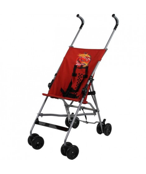 Poussette canne NANIA EASY 6-36 mois - Légere et pratique - Pliage rapide - Harnais 5 points - Disney Cars