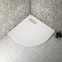 Receveur de douche extra plat 80x80 cm - quart de cercle - UltraFlat New - blanc - Ideal Standard