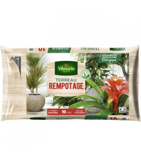 VILMORIN Terreau rempotage plante d'intérieur 10 L