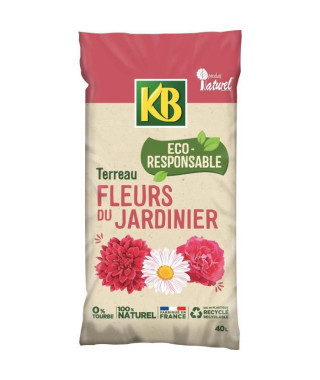 KB - Terreau pour fleurs du jardinier UAB 40L