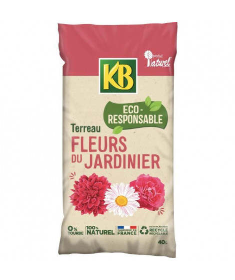 KB - Terreau pour fleurs du jardinier UAB 40L