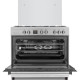 CONTINENTAL EDISON Cuisiniere piano four multifonctions catalyse 100L affichage digital L90 xH 85 cm  INOX