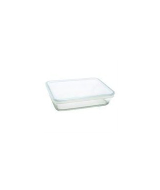 PYREX - 244P000/7043 - Plat rectangulaire avec couvercle - 27cm * 22 cm - Pyrex Cook & Freeze