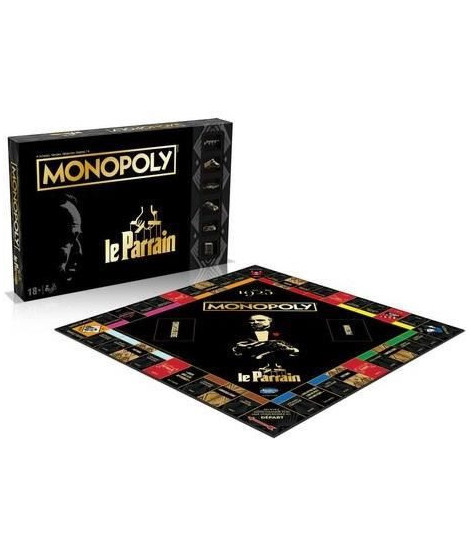 Monopoly Le Parrain - Jeu de société - A partir de 18 ans