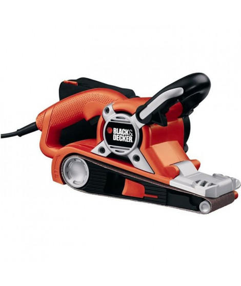 BLACK+DECKER Ponceuse a Bande 720 W KA88-QS Poignée Réglable pour les Travaux de Bricolage en Bois