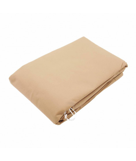 Nature Couverture d'hiver avec fermeture 70 g/m² Beige 3x2,5x2,5 m