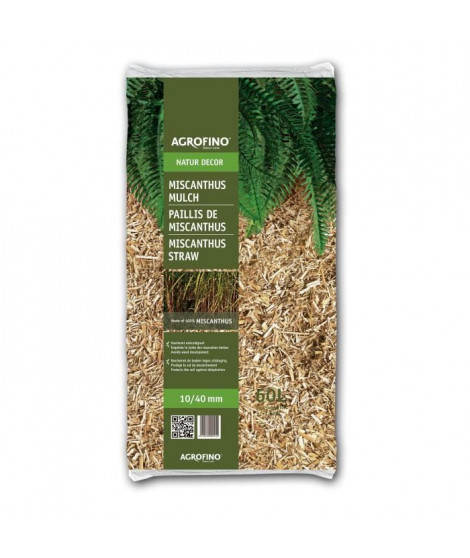 AGROFINO TAGMISC60 Paillis de Miscanthus - 10/40 60 L - Agr