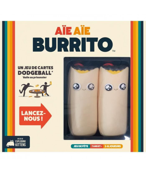 ASMODEE - Aie Aie Burrito - Age: 7+ - Nombre de joueurs: 2-6