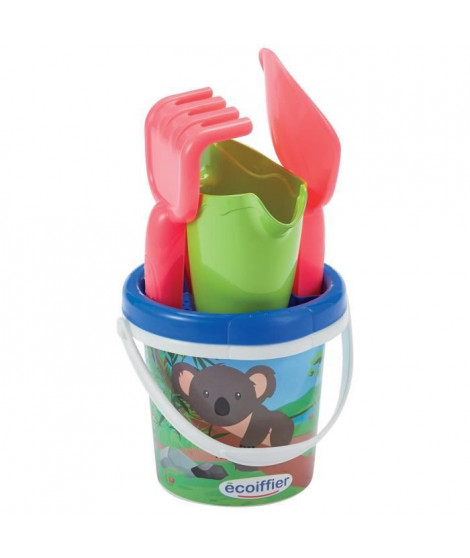 ECOIFFIER - Seau de plage garni décor Koala - 12 cm