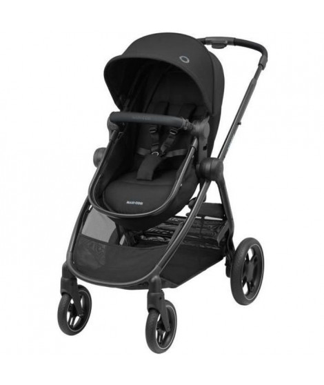 MAXI-COSI Zelia3 Poussette citadine - Essential Black - De la naissance a 4 ans