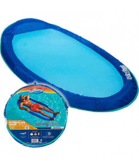 SWIMWAYS - SPRING FLOAT ORIGINAL NEW VALVE - bouée gonflable et tissu - matelas de piscine transportable - Modele Aléatoire