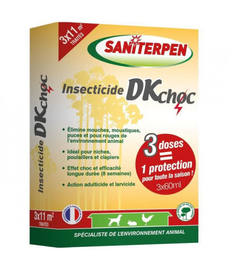 SANITERPEN - Insecticide DK Choc - 3X60ML