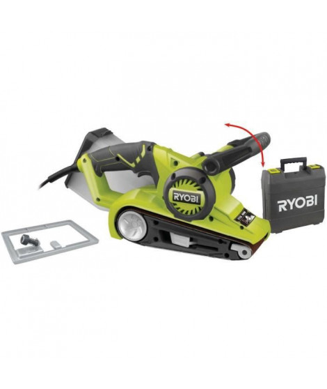 Ponceuse a bande électrique RYOBI 800W 76mm - variateur de vitesse - malette - EBS800V