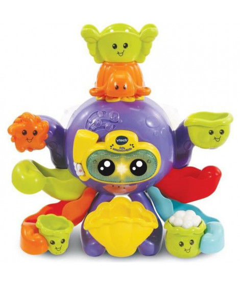 VTECH BABY - Jouet de Bain - Polo, Mon Poulpe Rigolo