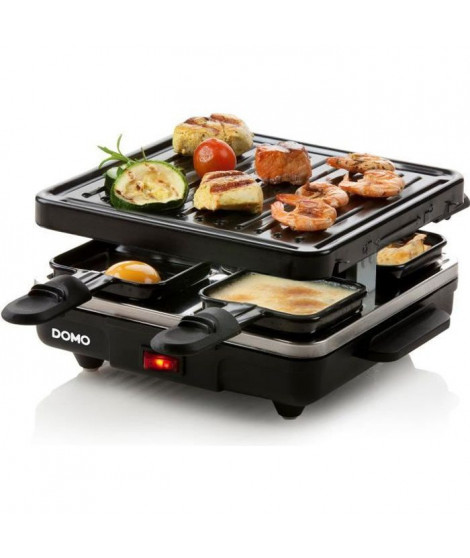 DOMO DO9147G Appareil a raclette  21 x 21 cm - Noir