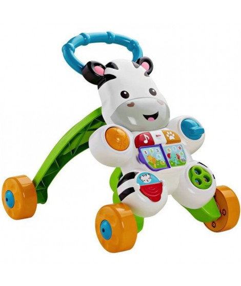 Fisher-Price - Mon Trotteur Zebre Parlant - Trotteur bébé  - 6 mois et +