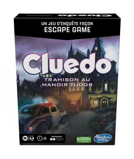 Cluedo Trahison au Manoir Tudor - jeu d'enquete façon escape game - 1 a 6 joueurs -des 10 ans